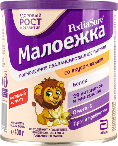 

Смесь сухая PediaSure Малоежка со вкусом ванили 400 г