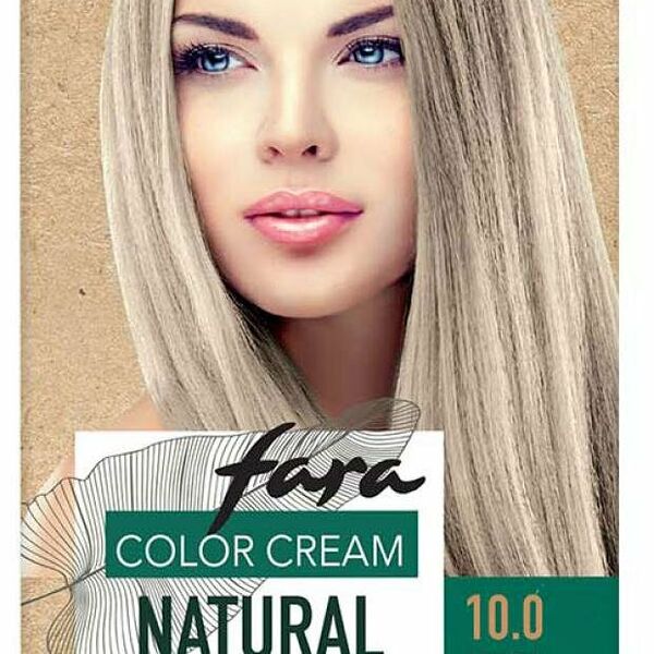 Крем-краска для волос Fara Natural Colors Soft тон 355 Белое солнце 10.0