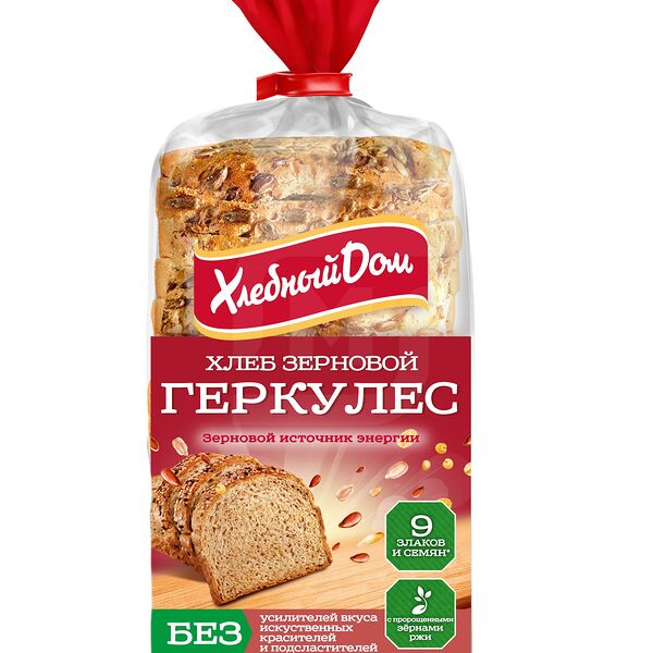 Хлеб Хлебный Дом Геркулес зерновой в нарезке