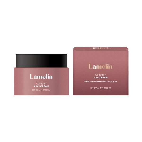 Крем для лица Lamelin питательный 4в1 с коллагеном 100мл, Республика Корея