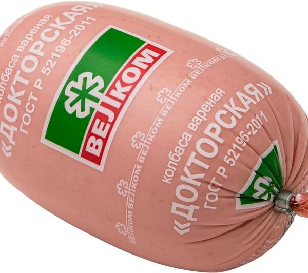 Колбаса Велком Докторская вареная 500г