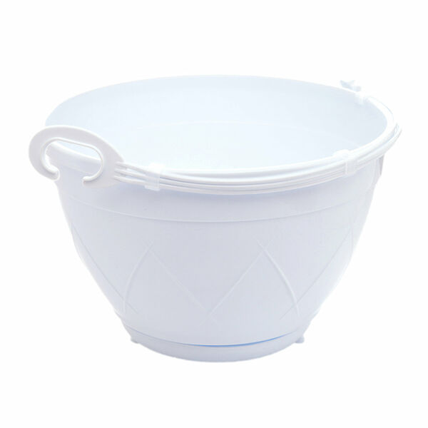 Горшок Лилия подвесная 4 л белый ТМ Santino (Сантино)