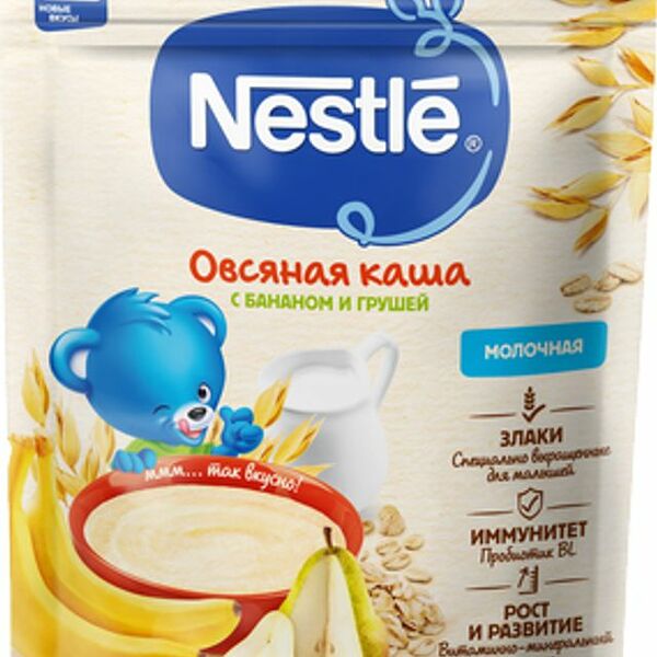 Каша Nestlé Молочная овсяная груша-банан с 6 мес. 200г