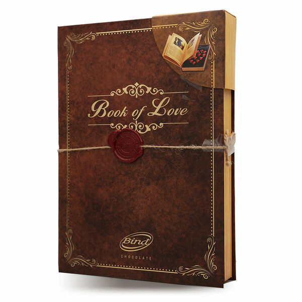 Набор шоколадных конфет Книга о любви