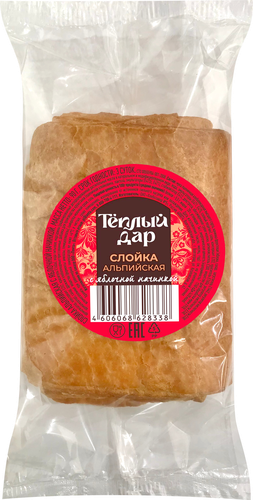 

Слойка Теплый Дар Альпийская с яблочной начинкой, 90 г