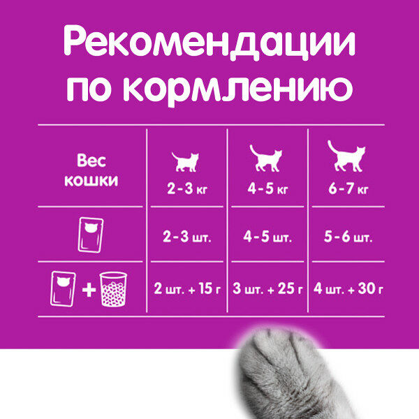 Whiskas пауч для кошек (паштет) Говядина и печень