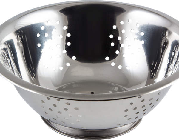 Дуршлаг на подставке Homeclub 22 см, нержавеющая сталь 