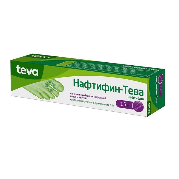 Нафтифин-Тева крем 1% 15 г