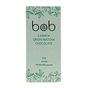 Шоколад веганский Bob зеленый чай матча на кешью и зеленой гречке