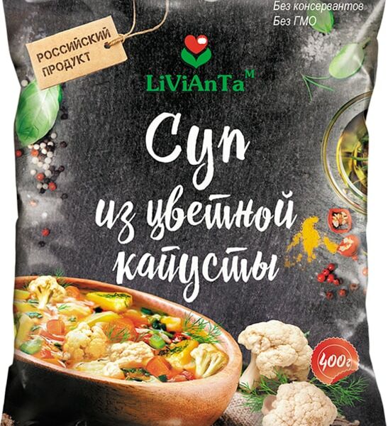 Суп Livianta из цветной капусты 400г
