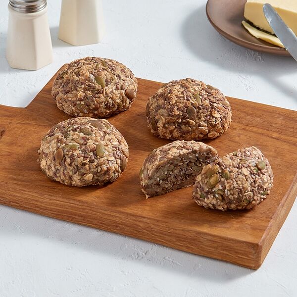 Булочка обогащённая злаками Mr.Zlak (без муки) 1 шт. 80 г