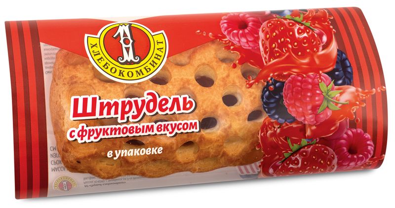 

Штрудель Первый хлебокомбинат с фруктовым вкусом 70 г