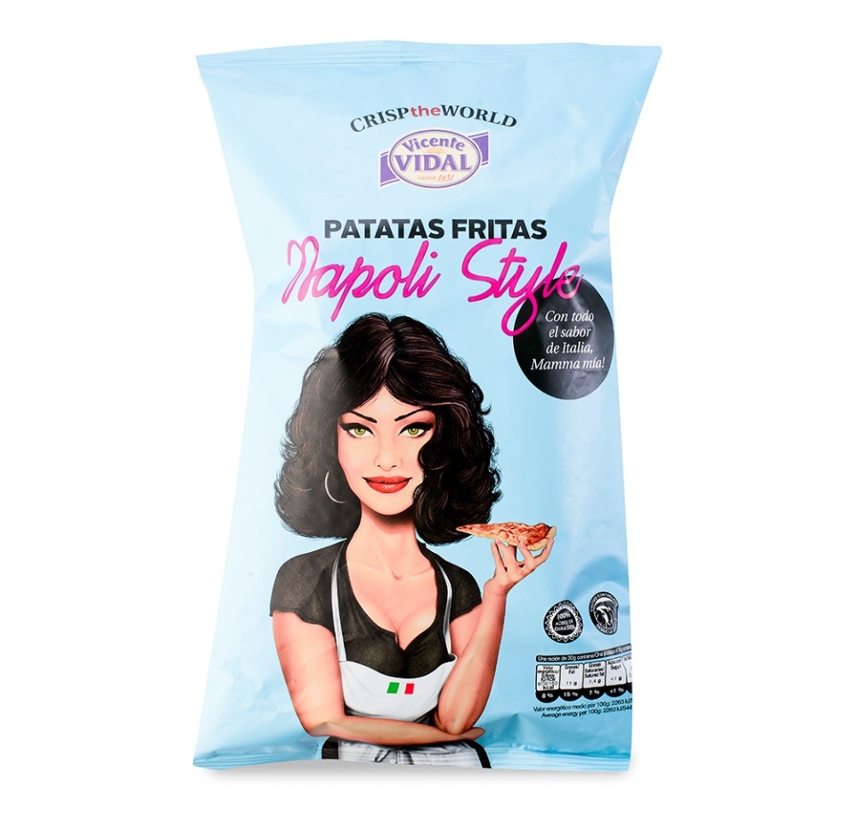 

Чипсы картофельные Vicente Vidal Napoli Style Пицца 120 г