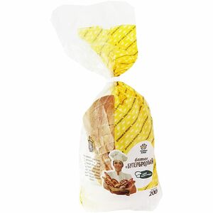 Батон Челны-Хлеб Бутербродный часть изделия нарезка, 200г