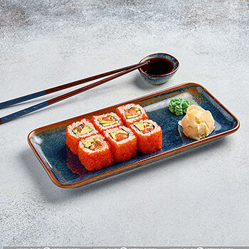 Ролл Калифорния с лососем Уже Готово 6 шт