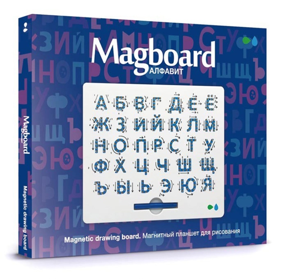 

Планшет для рисования Назад к истокам Magboard Алфавит магнитный 3+