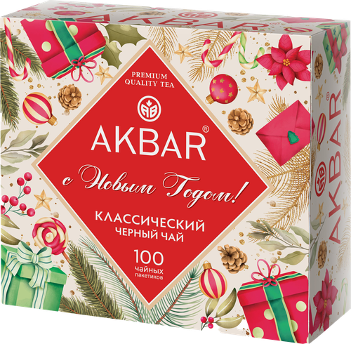 

Чай черный Akbar Классическая серия 100 пак. 200 г