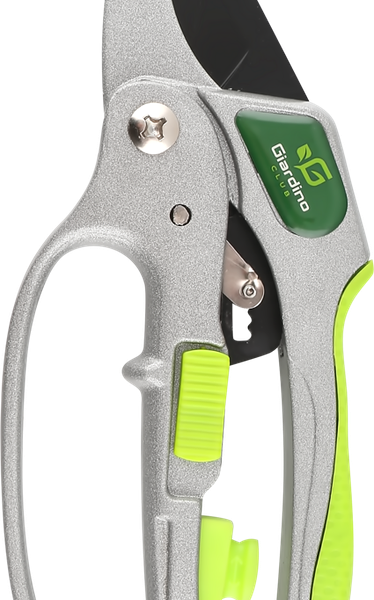 Секатор садовый GIARDINO CLUB c храповым механизмом, металлический, Арт. PS662