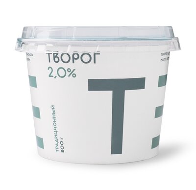 Творог классический Братья Чебурашкины фермерский традиционный 2% 200 г