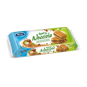 Пирожное Midi бисквитное с ореховой начинкой 280г, Италия