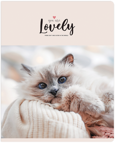 

Тетрадь ARTSPACE Питомцы Lovely Cat, А5, 48 листов, в клетку
