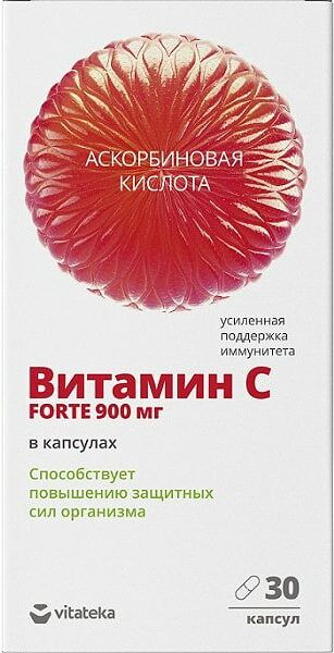 БАД Витатека Витамин С 900 1105мг 30шт