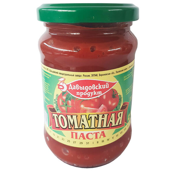 Паста томатная давыдовский продукт 270 г ст/б твист