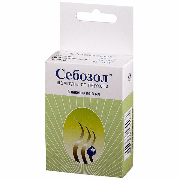 Себозол шампунь от перхоти пакетики 5 мл 5 шт 