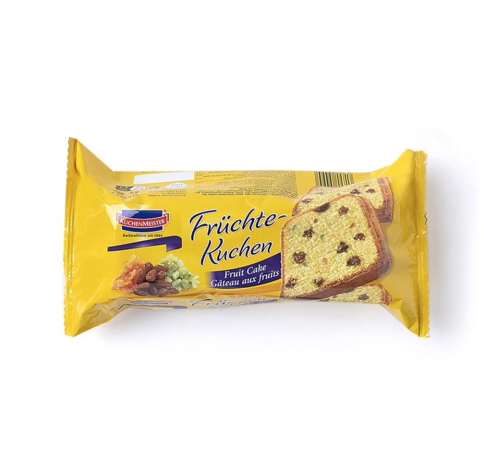 

Кекс KuchenMeister фруктовый с изюмом и цукатами 400 г