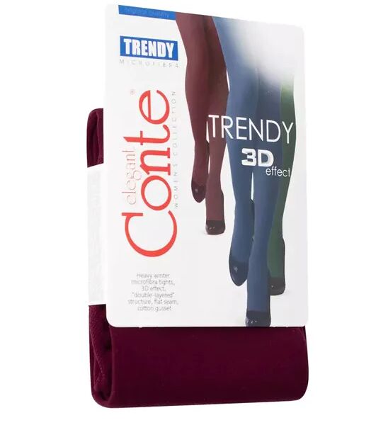 Колготки TRENDY 150 marsala размер 4 ТМ Conte Elegant (Конте Элегант)