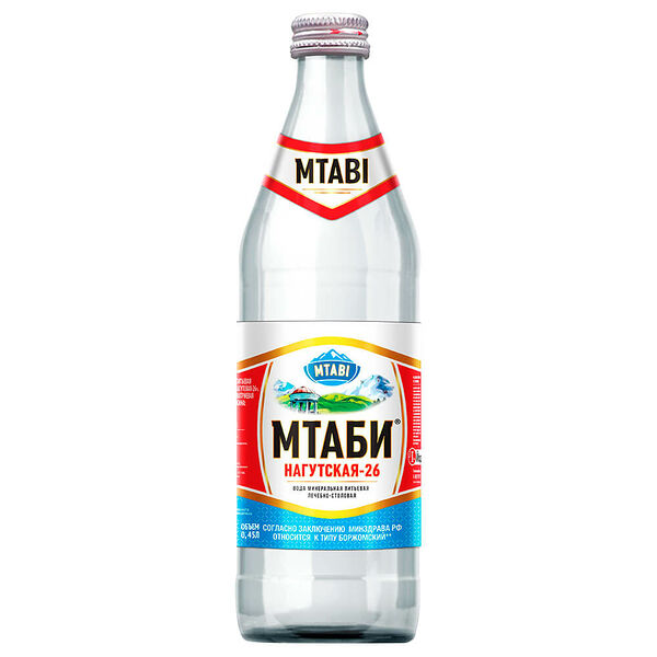 Минеральная вода Мтаби 0,45л ст/б