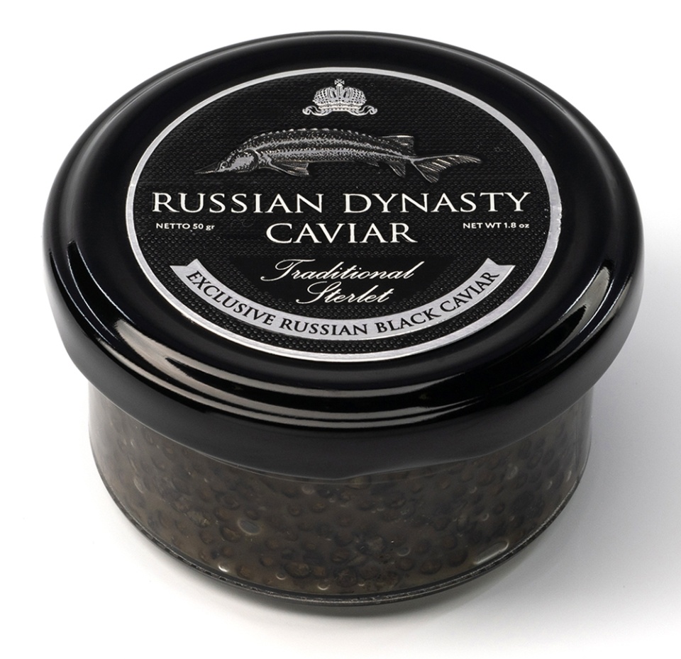 

Икра стерляди Russian dynasty зернистая забойная 50г, Россия