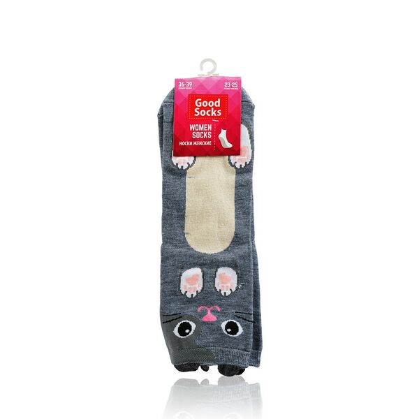 Женские укороченные носки Good Socks , Серый р.36-39