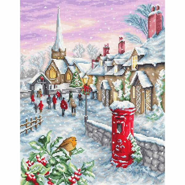 B2361 Набор для вышивания 'Канун Роджества' 25,5*32,5см, Luca-S