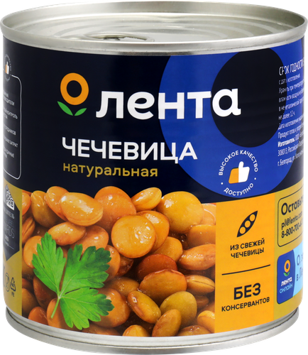 

Чечевица ЛЕНТА, 425мл