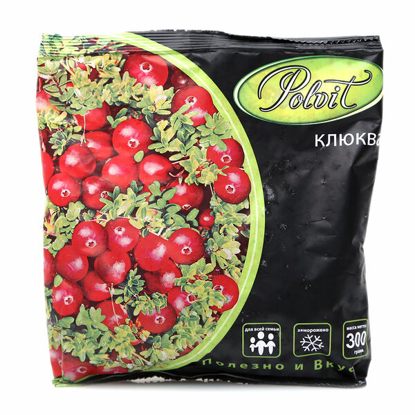 Клюква быстрозамороженная ТМ Polvit (Полвит)
