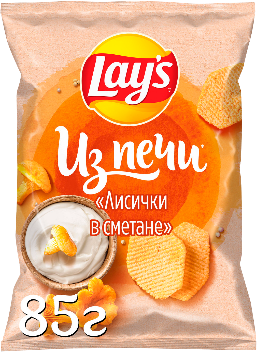 

Чипсы Lays Из печи Лисички в сметане