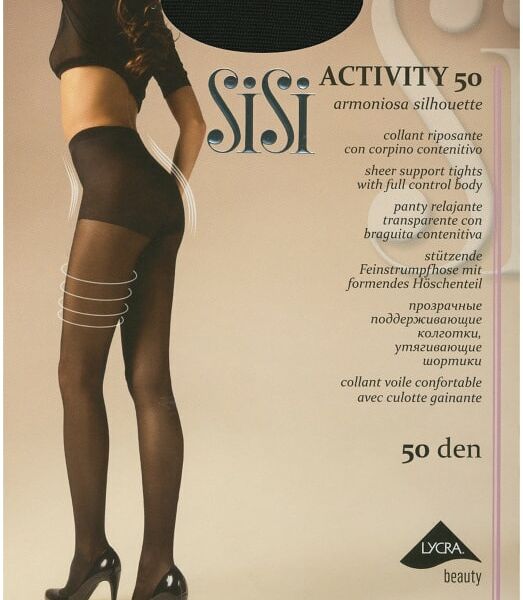 Колготки SiSi Activity 50 Nero Черные размер 4