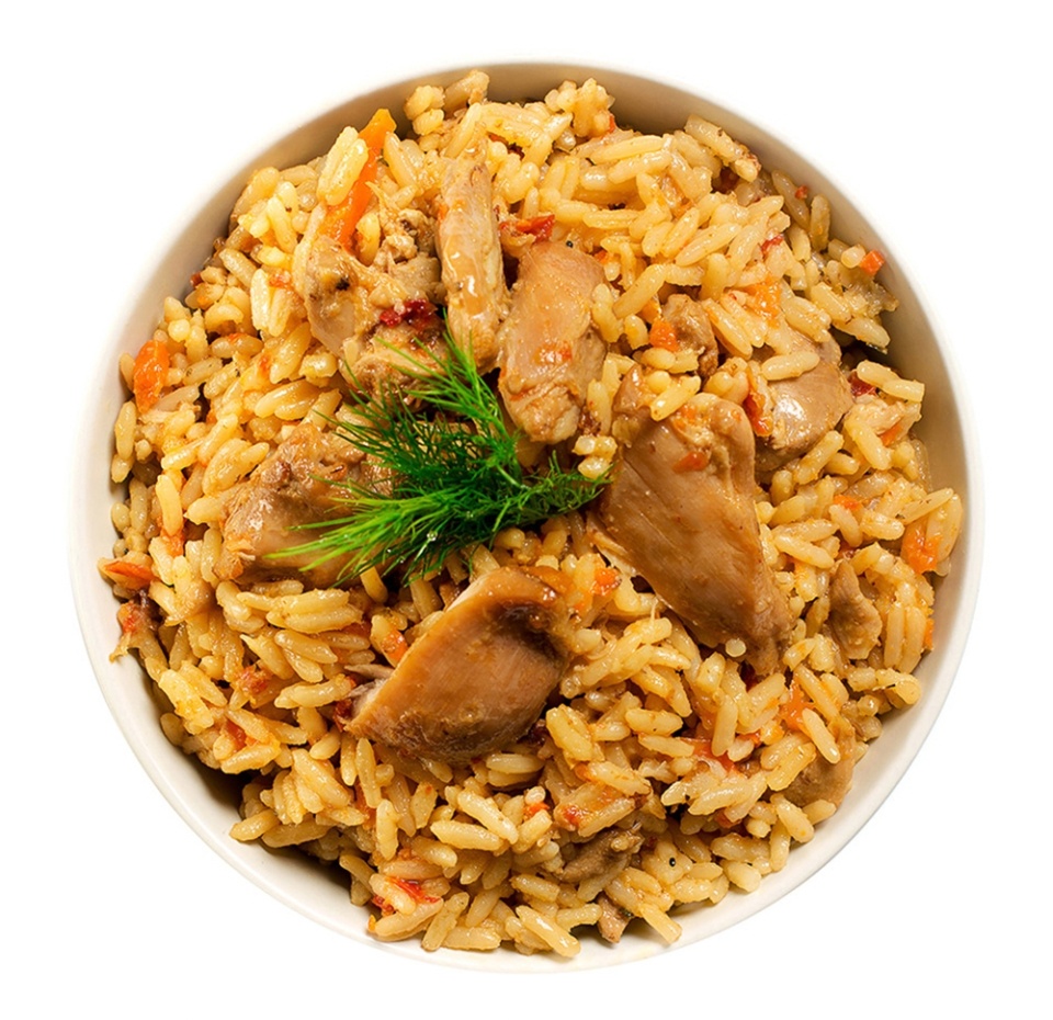 

Плов с цыпленком и овощами «Уже Готово» 220 г