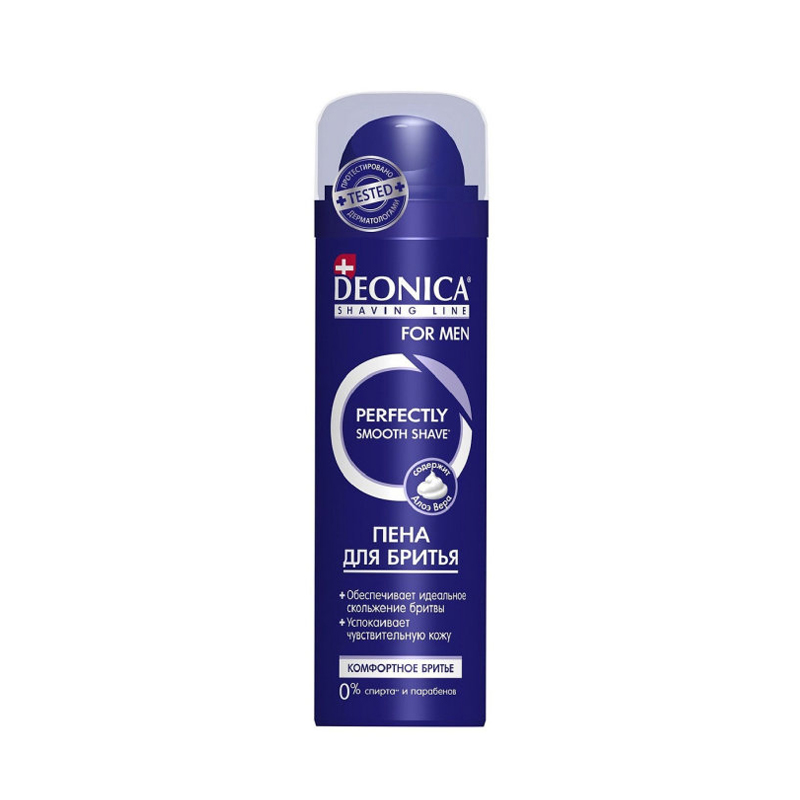 

Пена для бритья Deonica For Men Комфортное бритье 240 мл
