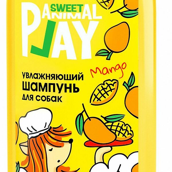 Шампунь Animal Play Увлажняющий Тропический манго для собак 300 мл