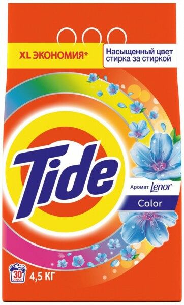 Стиральный порошок Tide Lenor Touch of Scent Color автомат