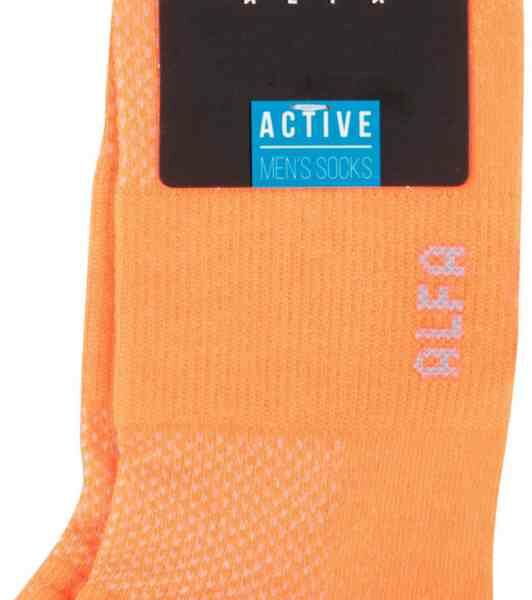 Носки мужские Alfa Active 18С2362 цвет: оранжевый, размер 43-45