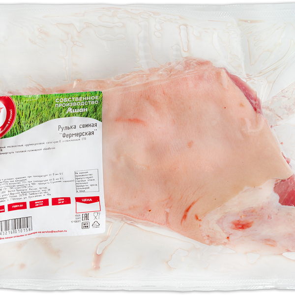 Рулька свиная Фермерская ТМ АШАН Красная птица