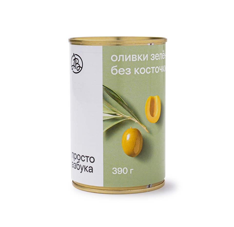 

Оливки зелёные крупные без косточки, «Просто Азбука», 390 г