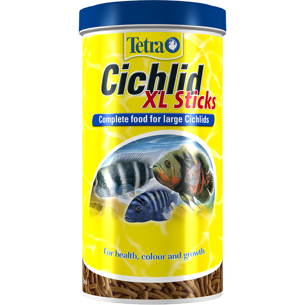 Корм Tetra Cichlid XL Sticks для любых видов цихлид, палочки