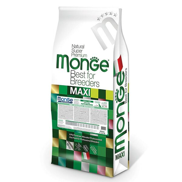 Корм для щенков и молодых собак MONGE Dog PFB Daily Line Maxi 28/16 для крупных пород сух. 15кг