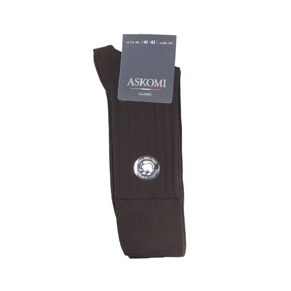 Носки мужские Askomi Casual, цвет коричневый, размер 41-42, Россия