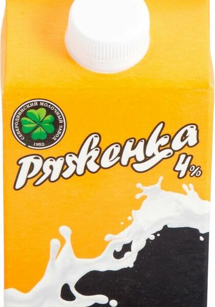 Ряженка Северодвинский МЗ 4% 450г