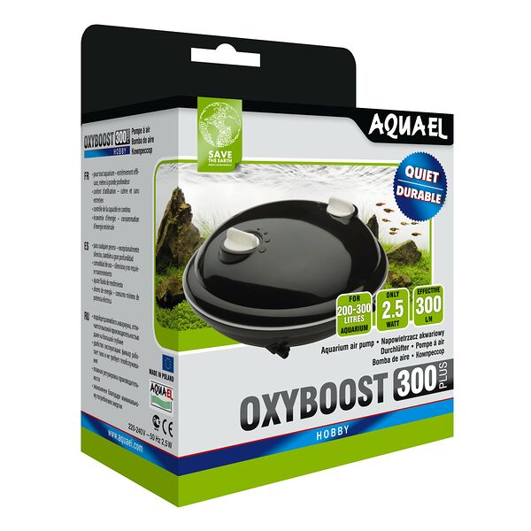 Aquael Компрессор OXYBOOST двухканальный 300 plus